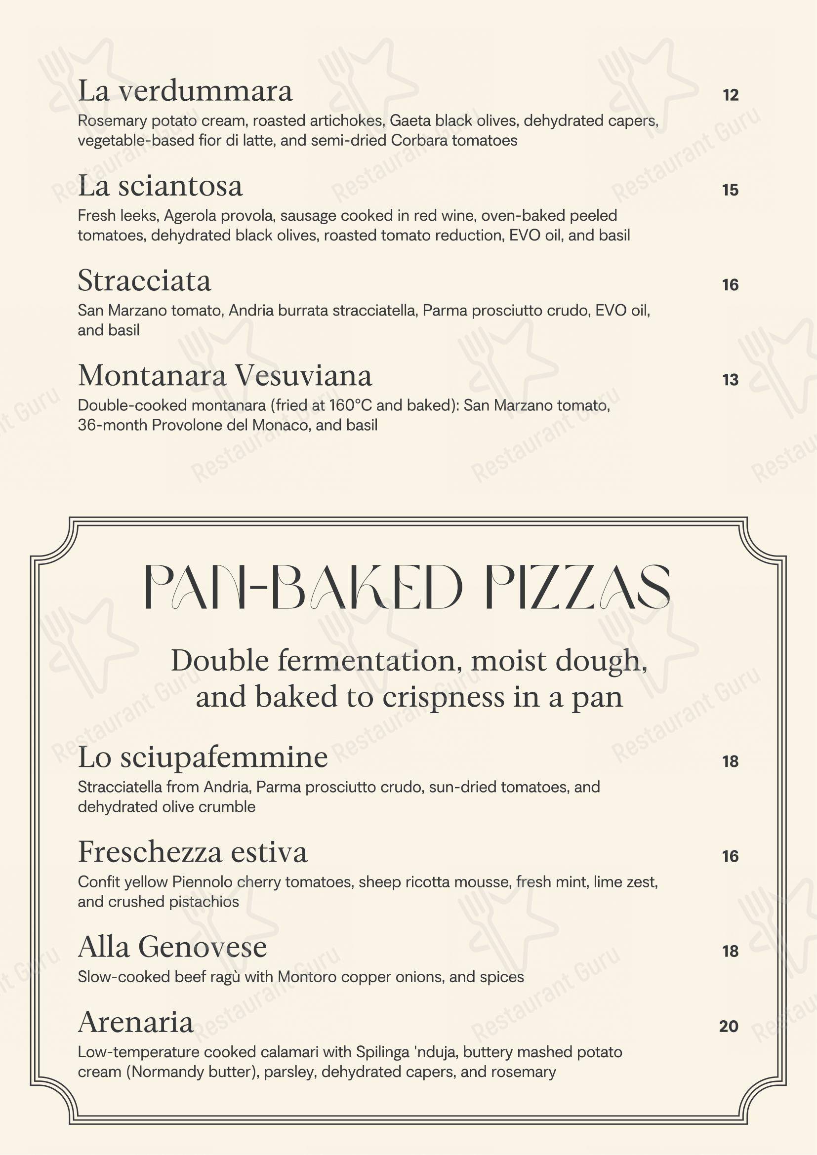 ’a Puteca in Firenze - Menu