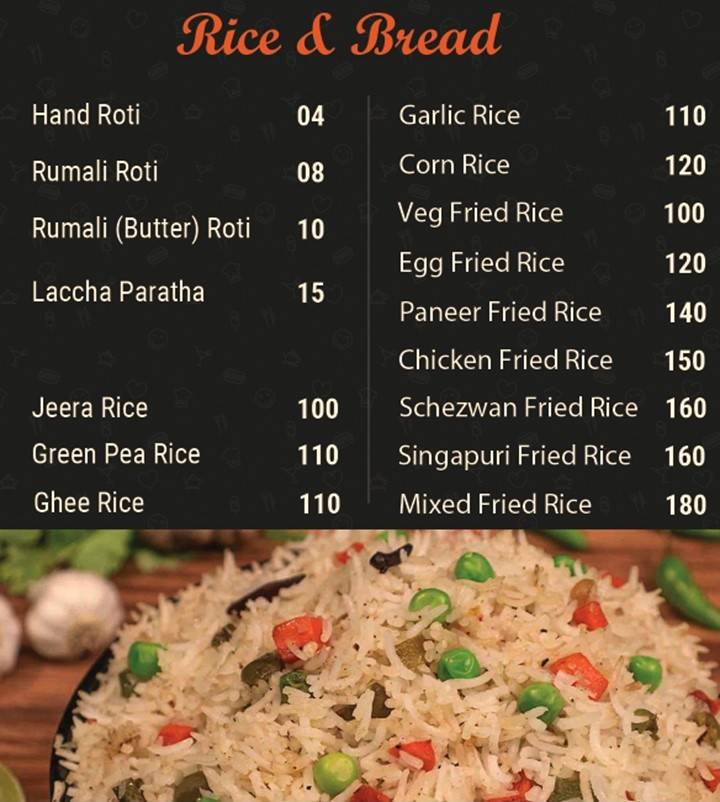 AAROHI'S KITCHEN menu