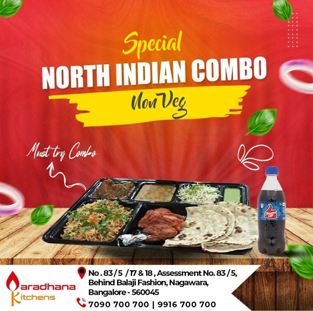 Aaradhana Kitchens menu