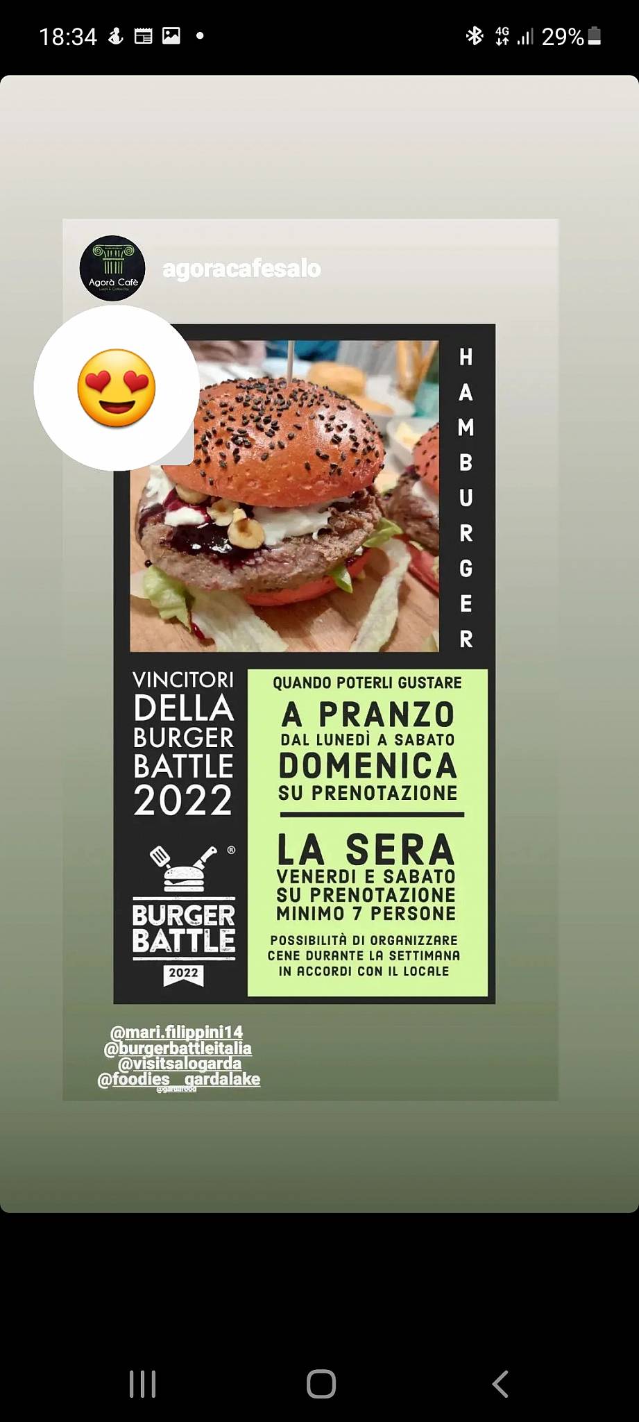 Menu di Agorà Cafè 