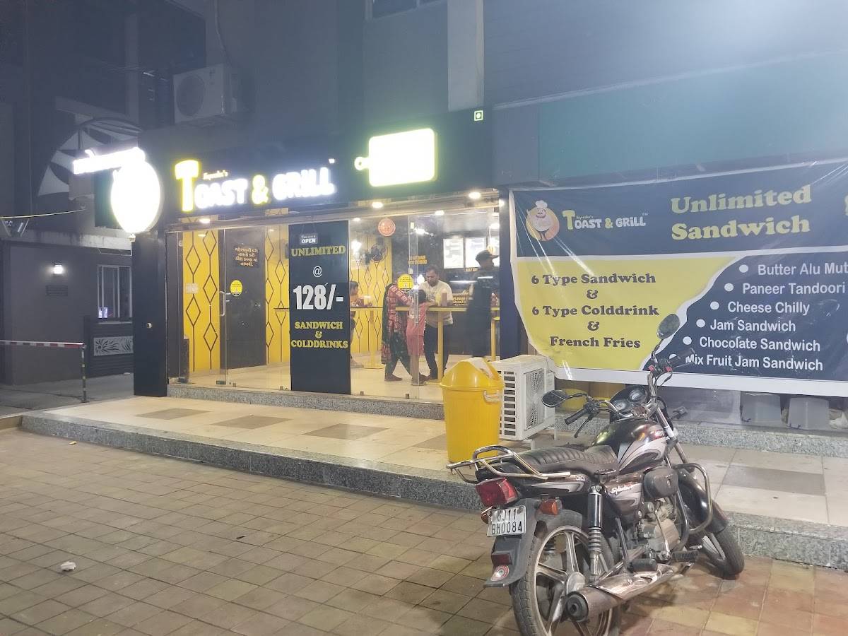 Jignasha Toast and Grill Vastral menu