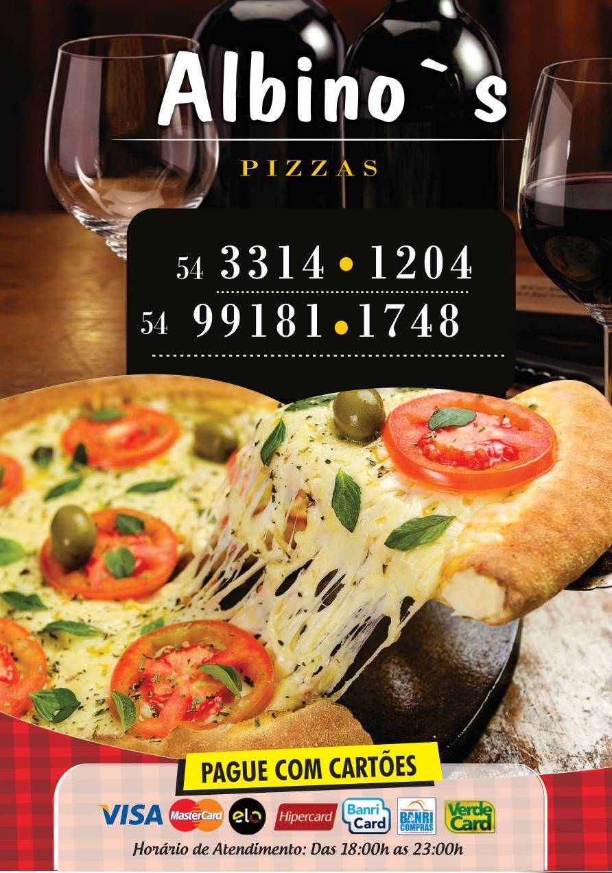 Albino's Pizzaria cardápio