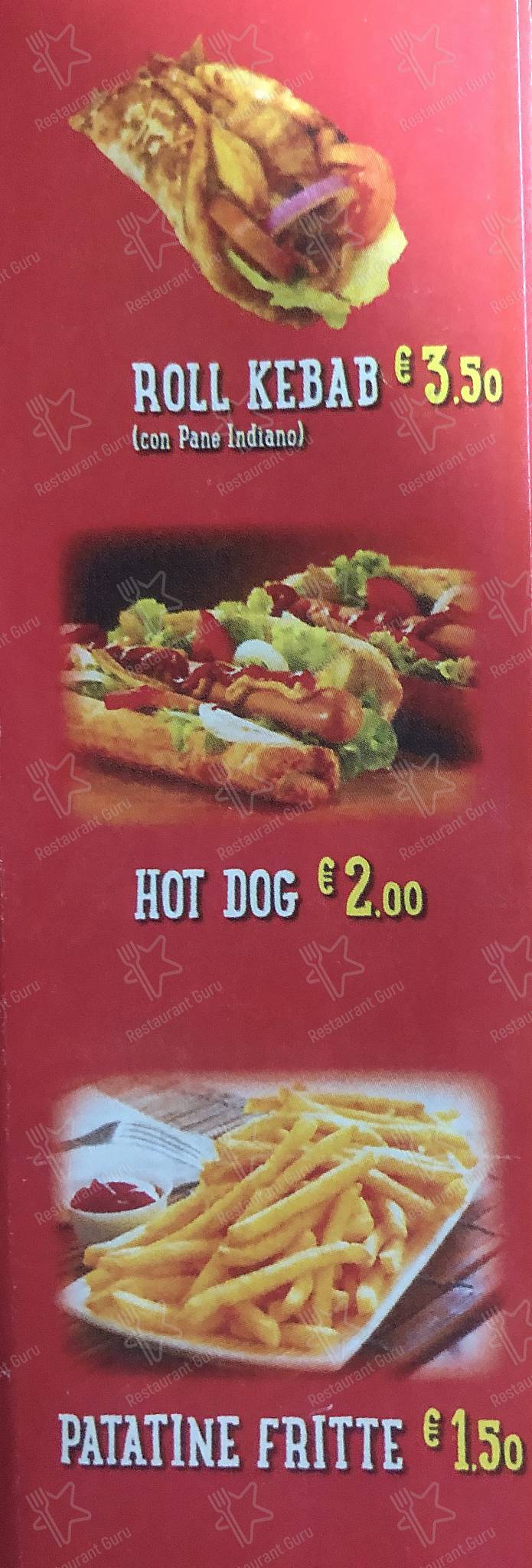 Menu di Ali Baba Kebab eboli - pasti e bevande