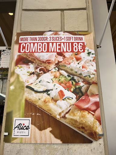 Menu di Alice Pizza Via delle Grazie 