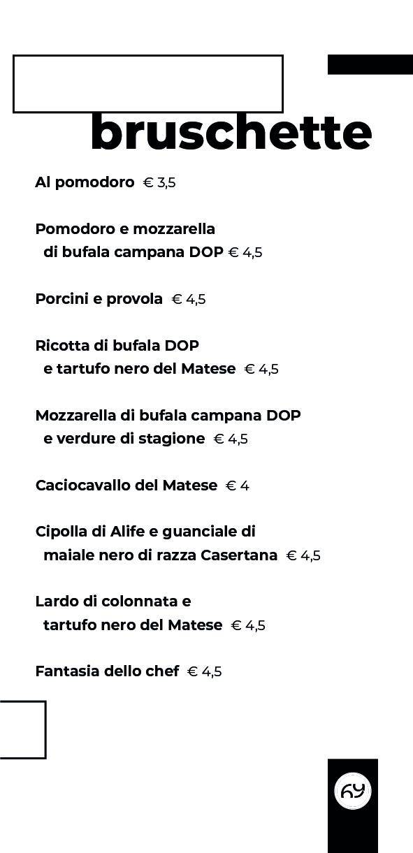 Menu di Civico69 