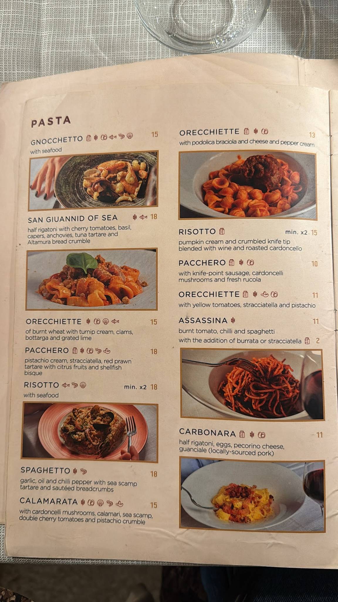 Menu di Alterno - Ristorante e American Bar Bari 