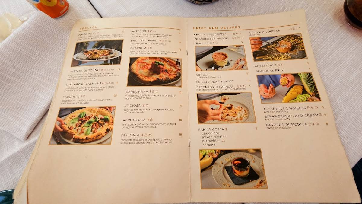 Menu di Alterno - Ristorante e American Bar Bari 