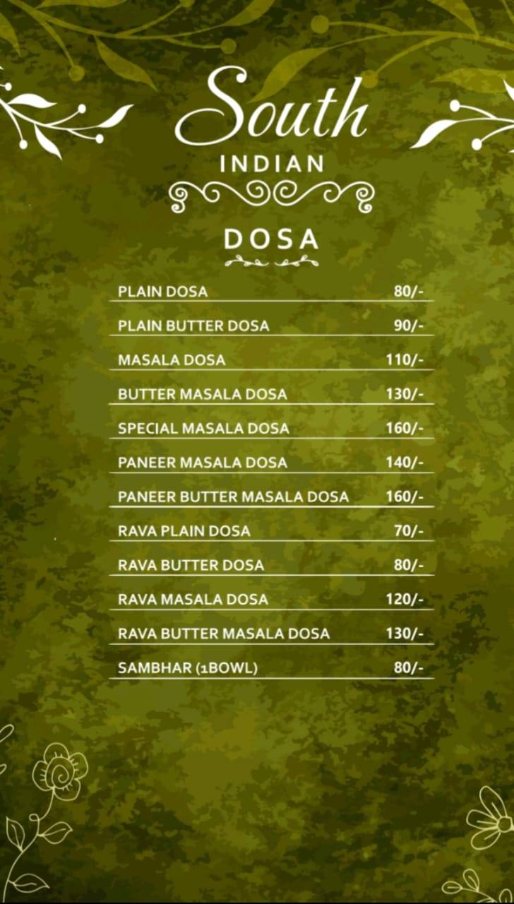 Annamaya Restaurant & Rooms menu