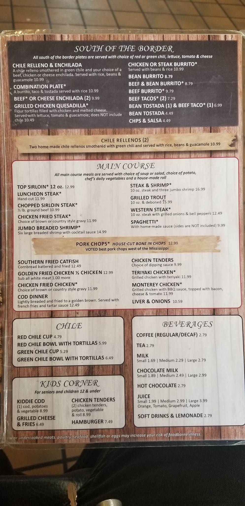 Menu at Appleridge Cafe, Wheat Ridge