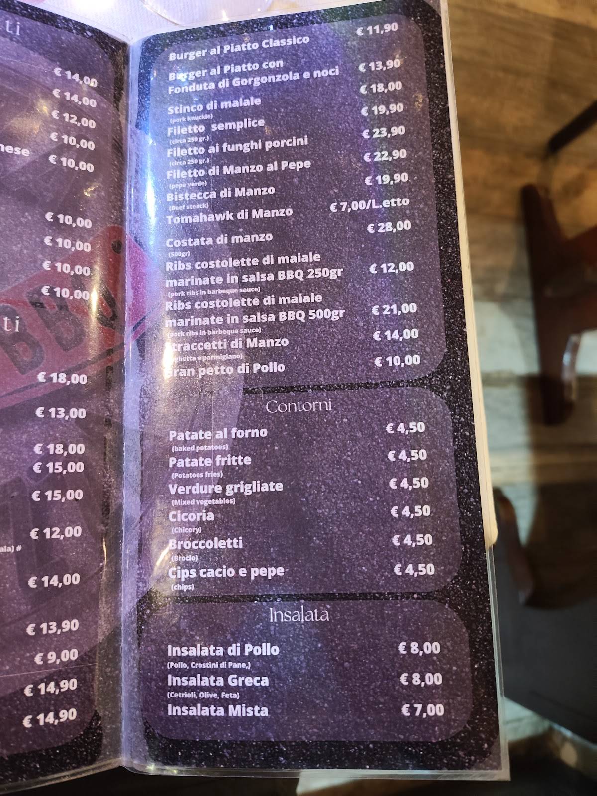 Menu di Arancina Matta pizza & carnazza 