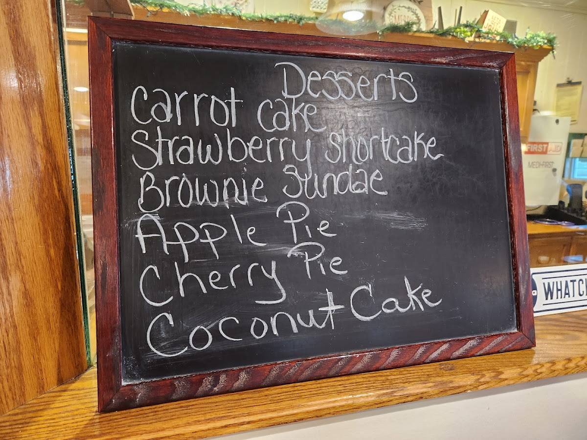 Menu at Village Cafe, Arkport