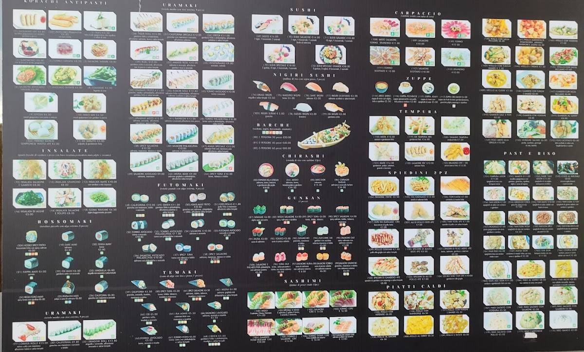 Menu di Asahi 