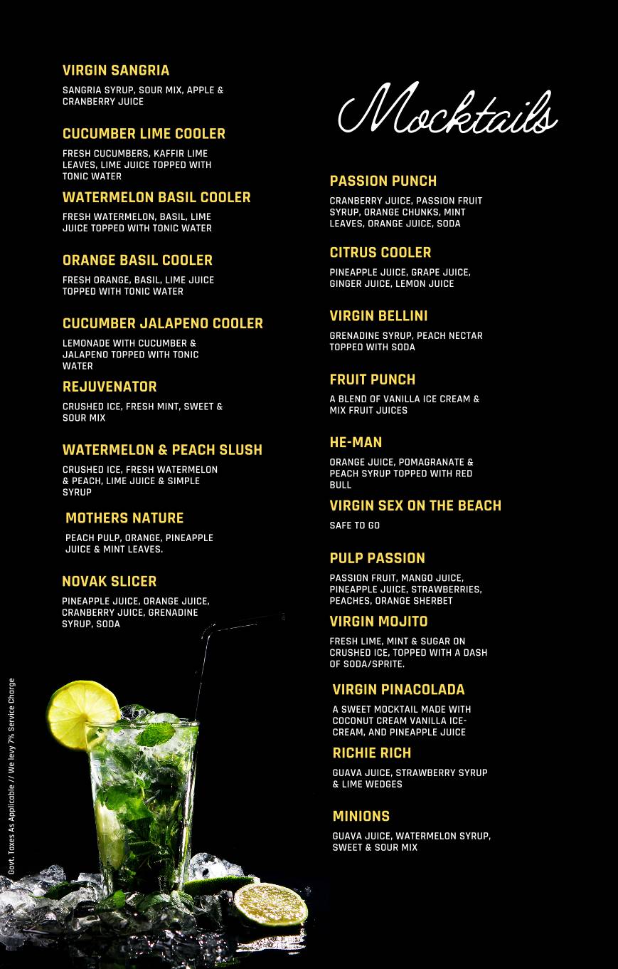 Atmosphere 6 menu