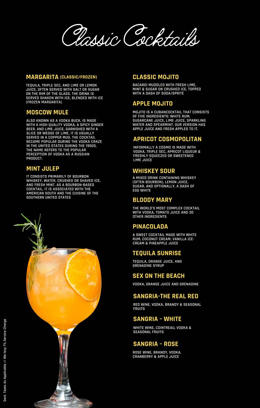 Atmosphere 6 menu