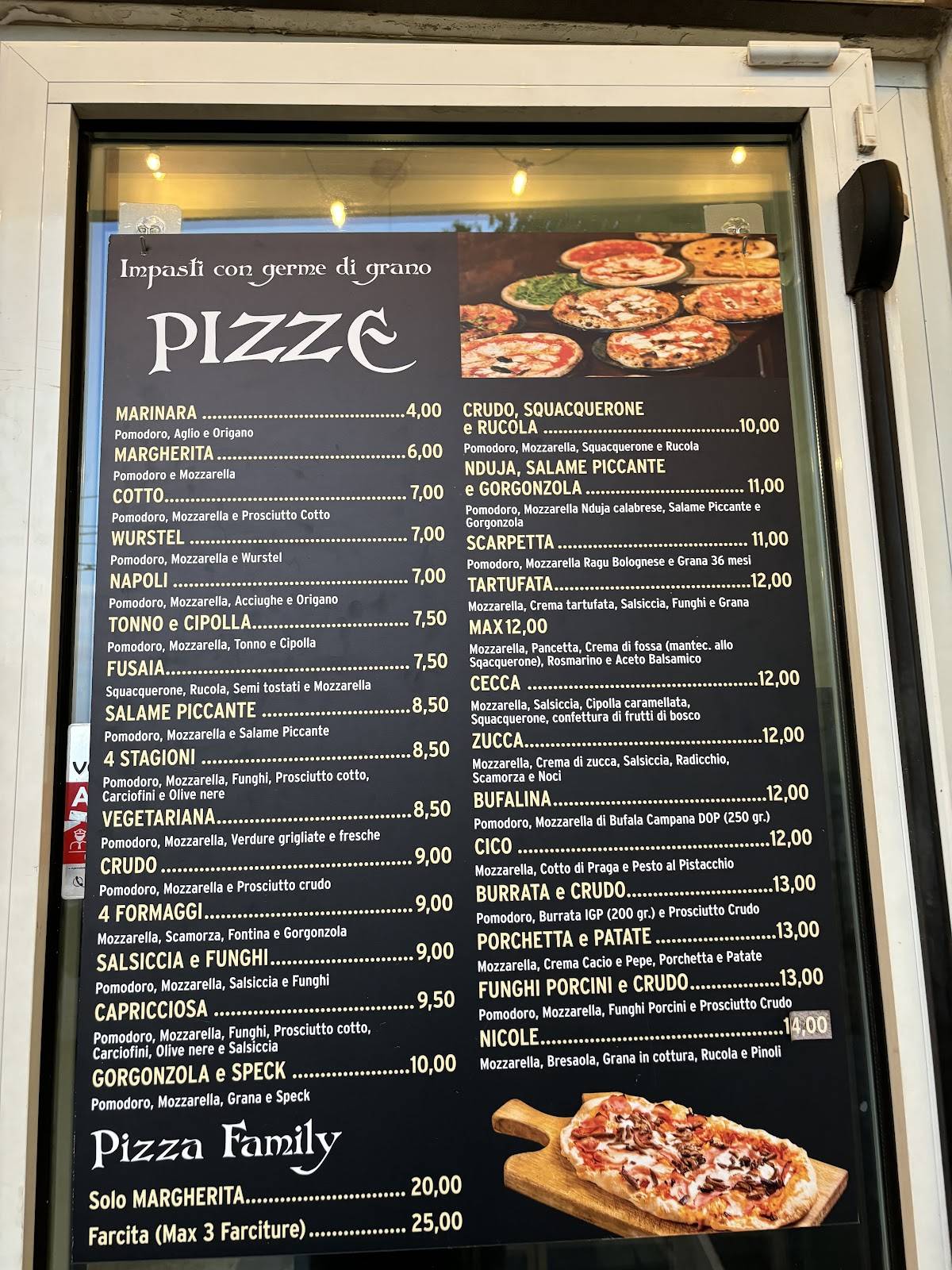 Menu di Atto Secondo 
