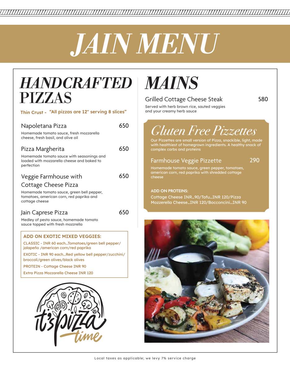 August Cafe menu