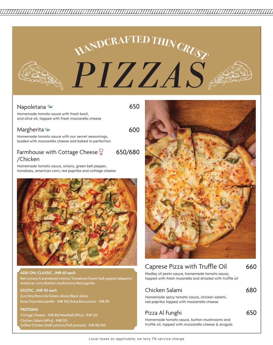 August Cafe menu