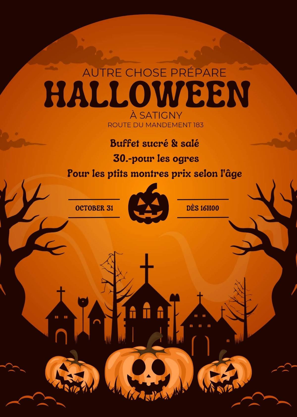 Menu di Autre Chose 