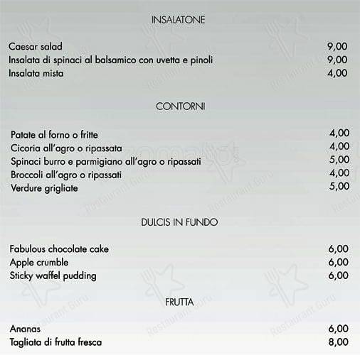 Menu di Axel Restaurant 