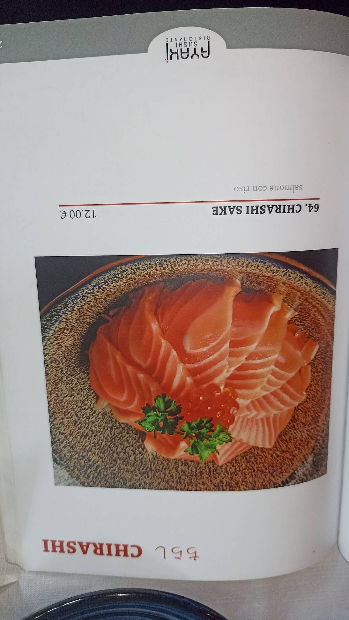 Menu di Ayaki Sushi Ristorante 