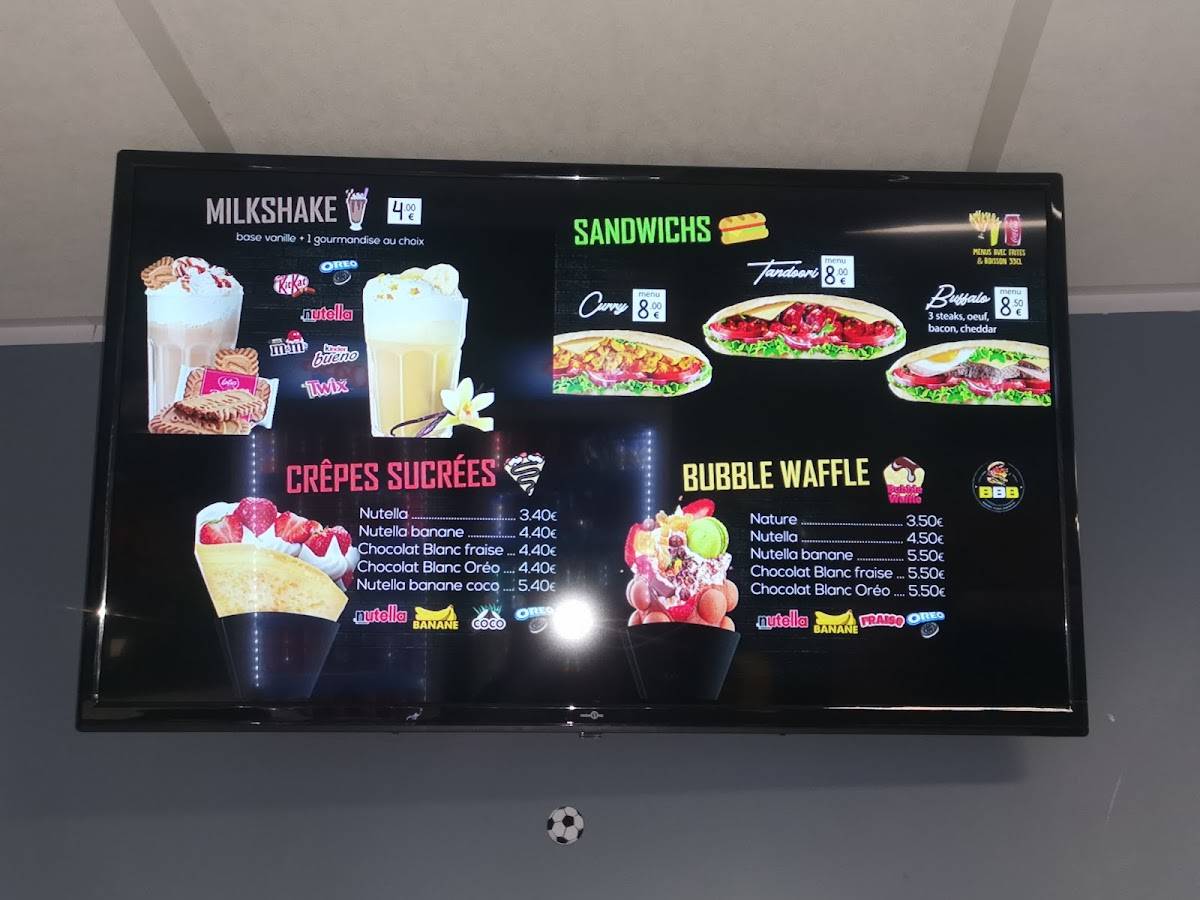 Menu de BABA BURGER