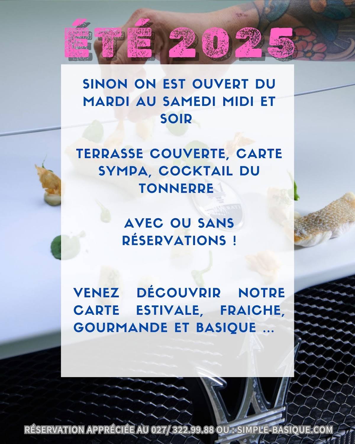 Menu di BASIQUE Néo- Bistrot 