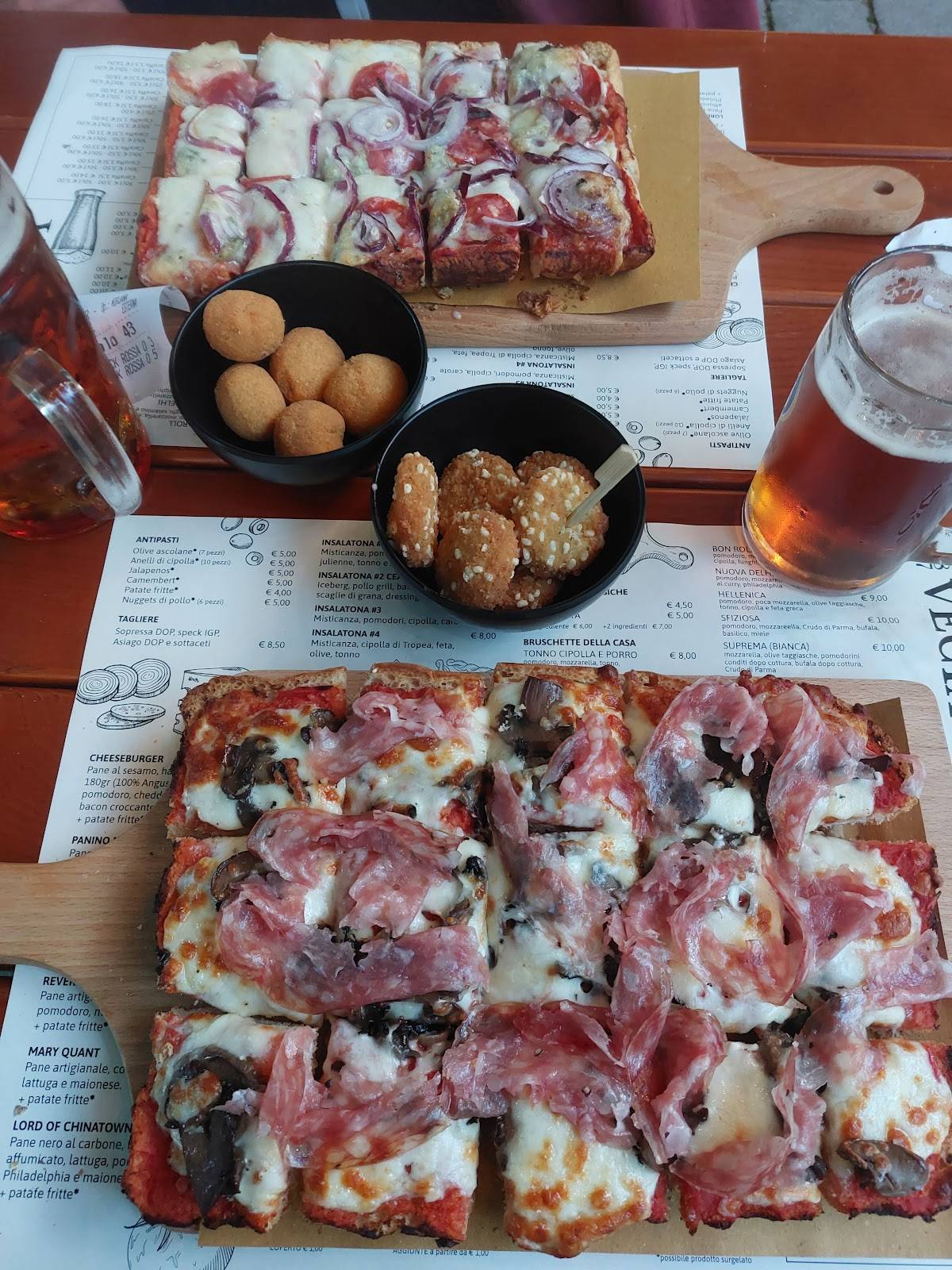 Menu di Birreria Vecia 1867 