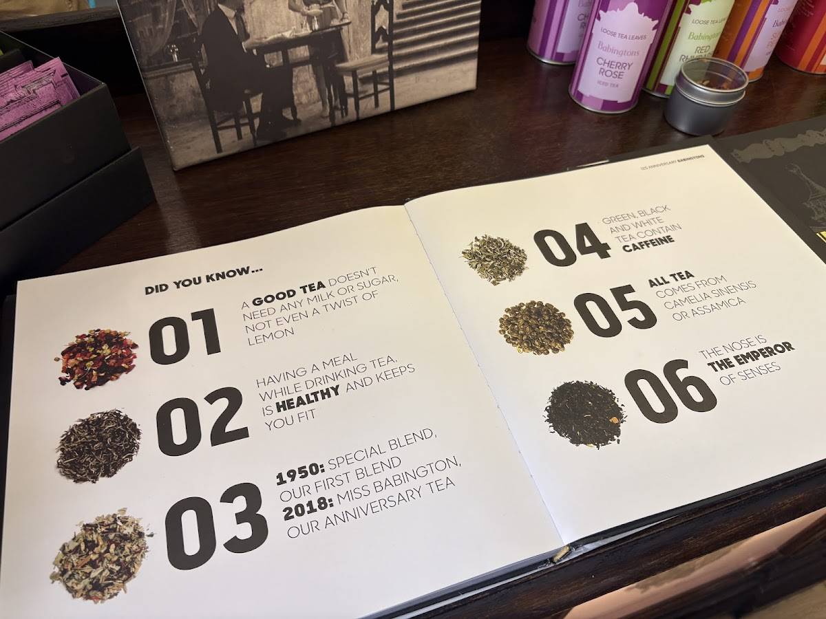 Menu di Babingtons 
