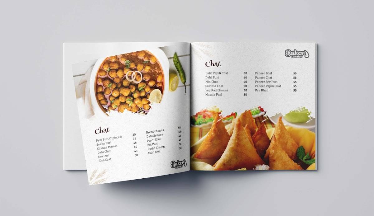 Baker's Mansion menu