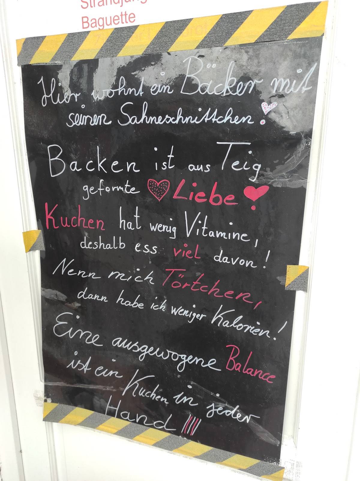 Menu de Bäckerei & Café Holz