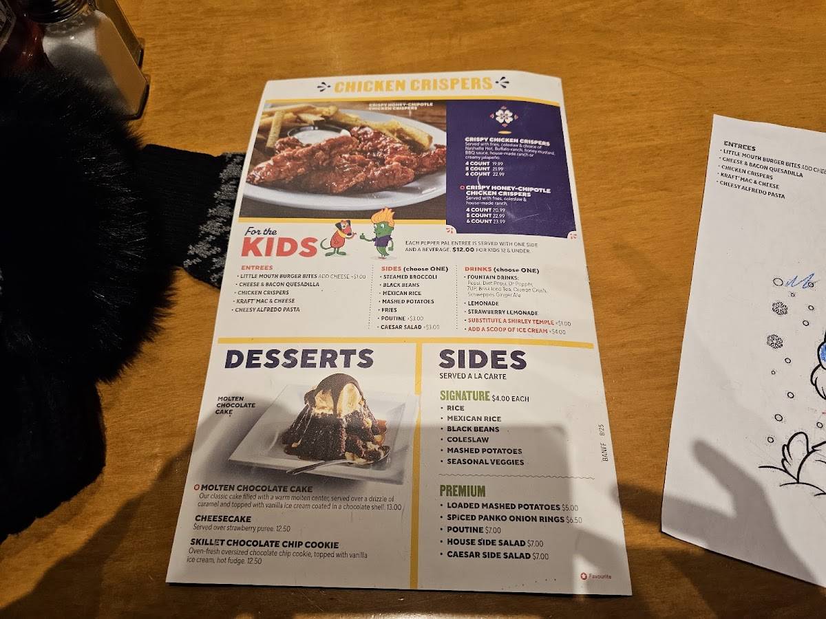 Menu de Chili's Grill & Bar