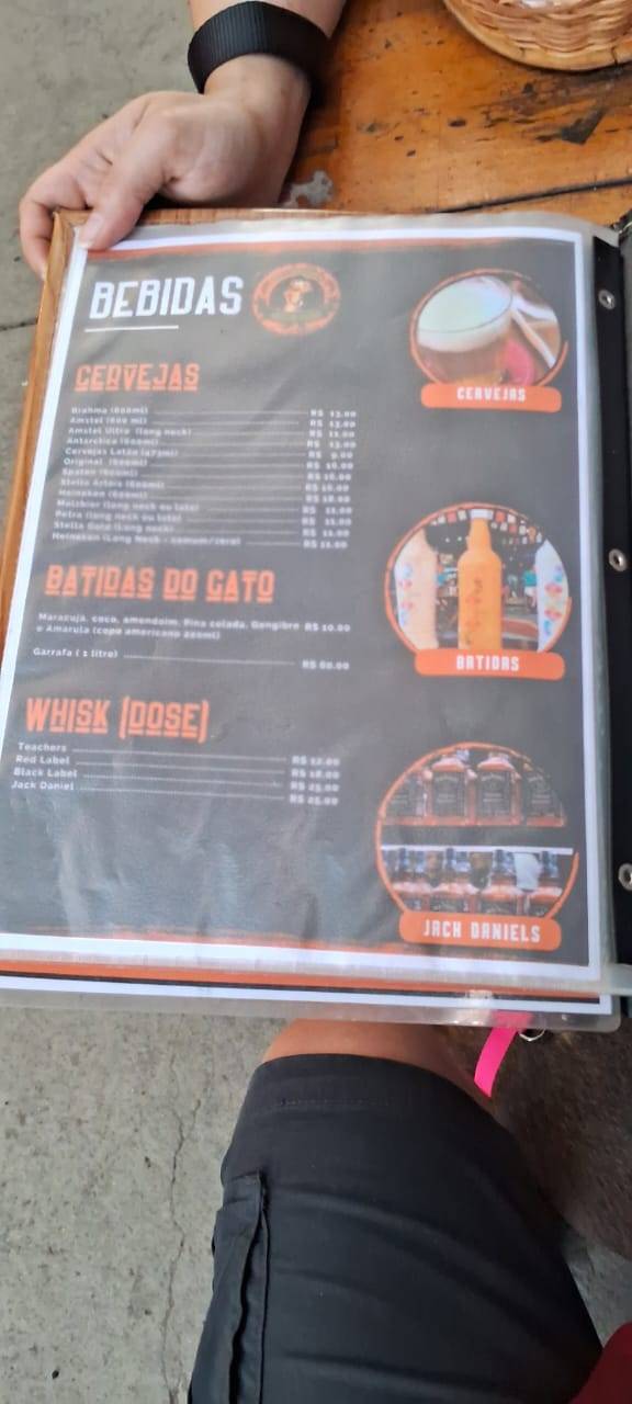 Bar Gato de Botas cardápio
