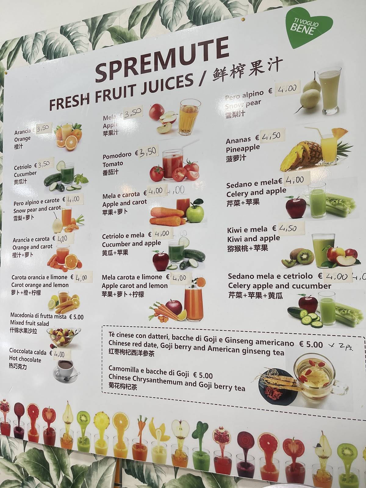 Menu di Bar Stella 