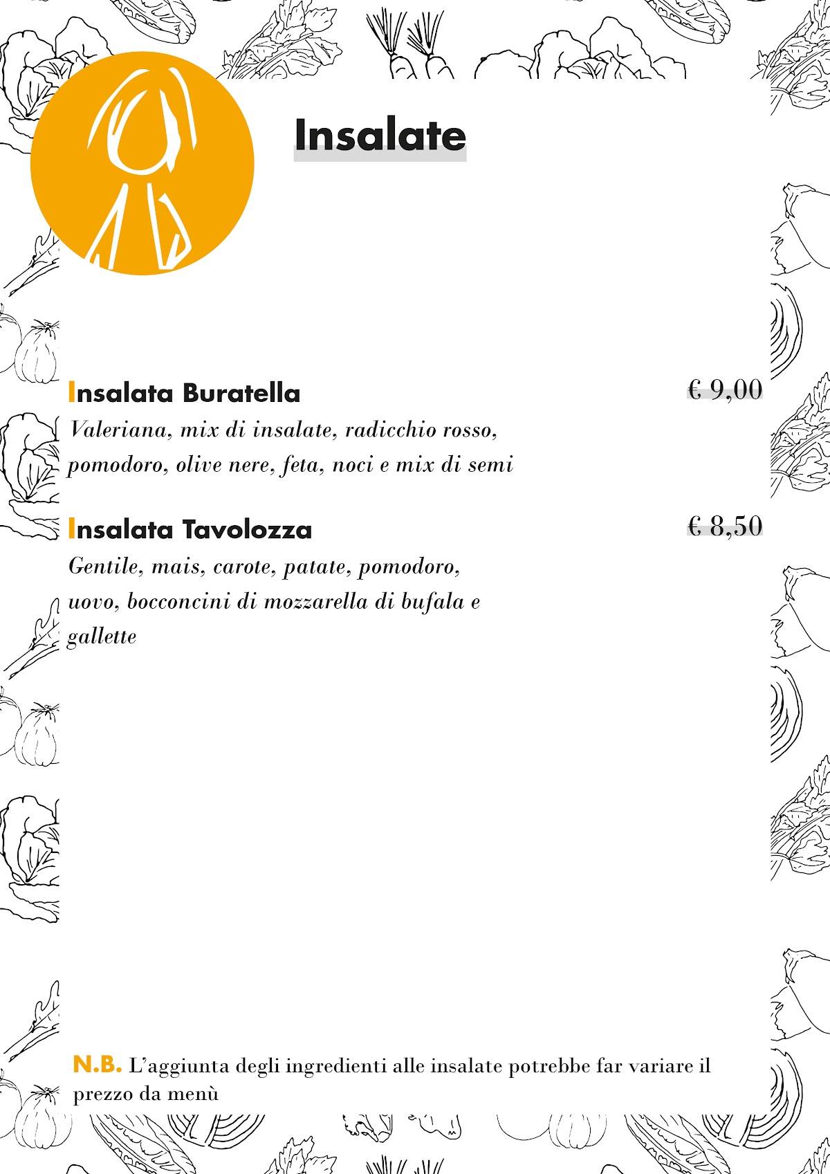 Menu di Bar Sunrise 