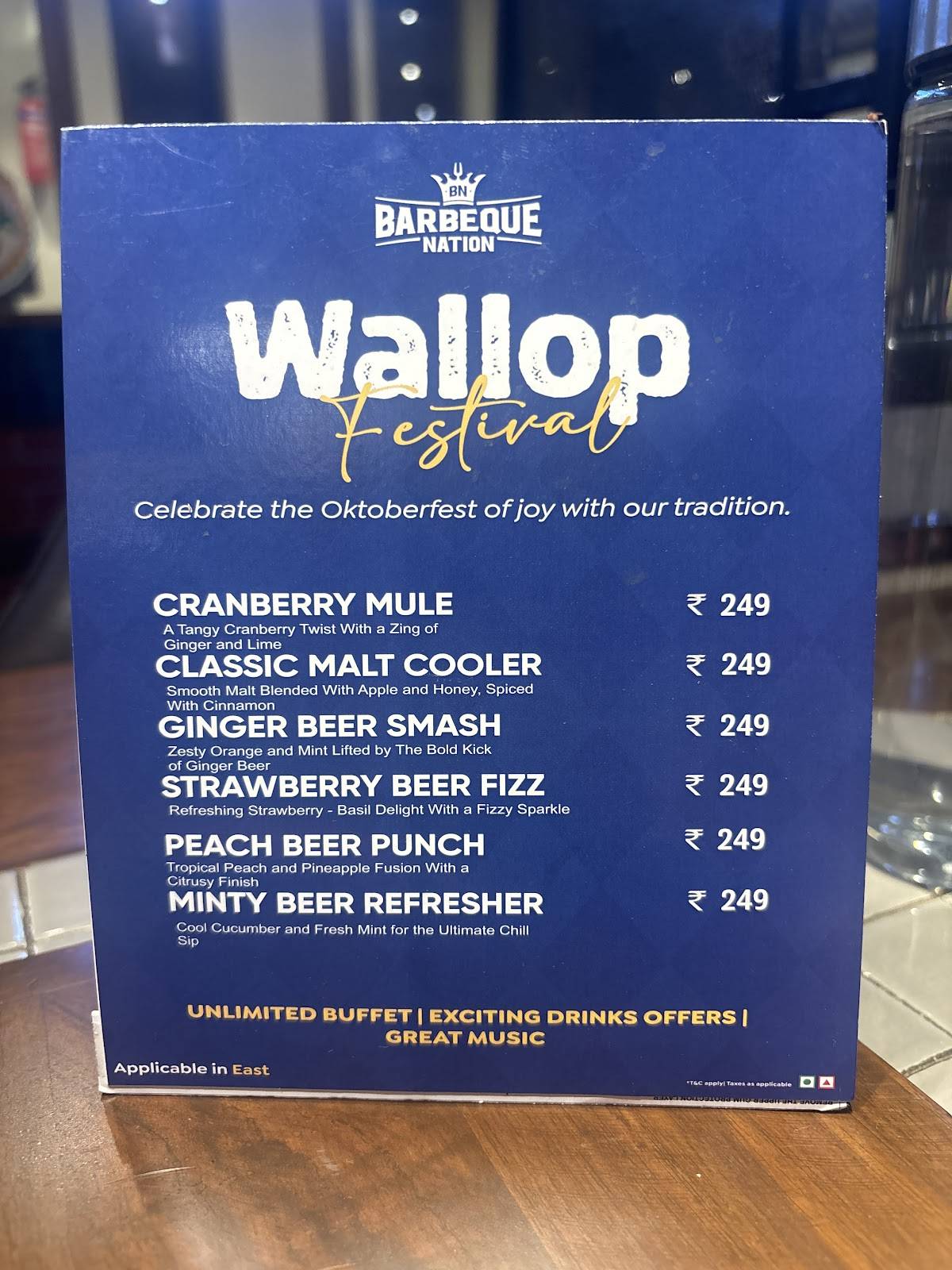 Barbeque Nation - Durgapur menu