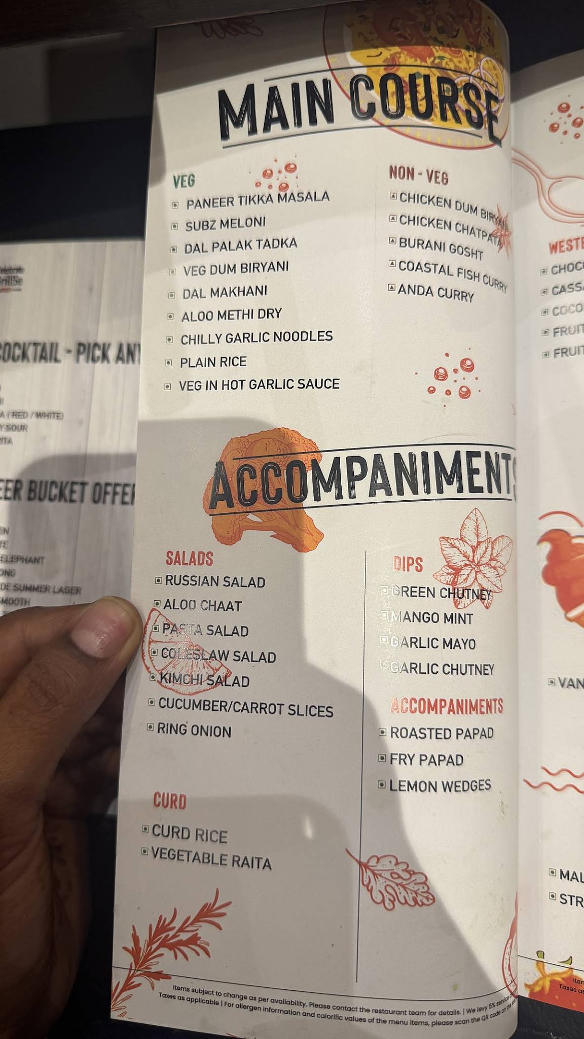 Barbeque Nation - Pune - NIBM menu