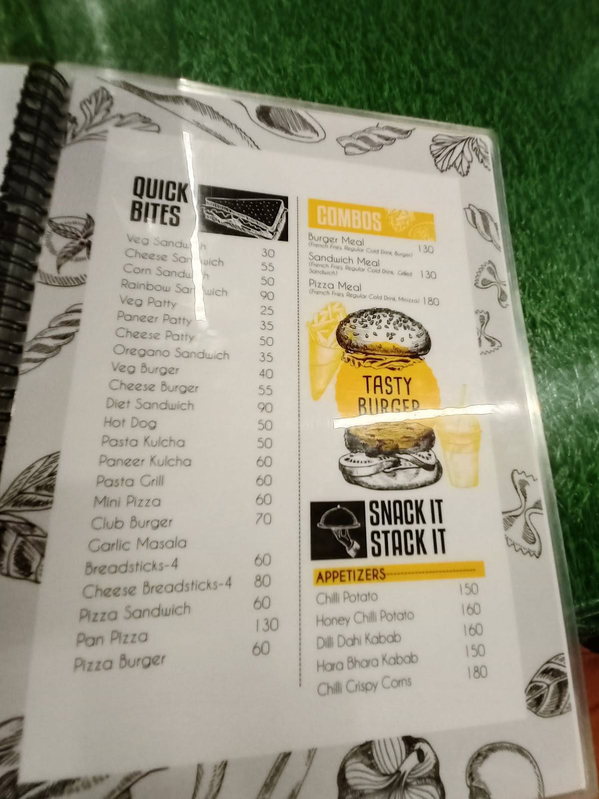 Squirrel & Nuts menu
