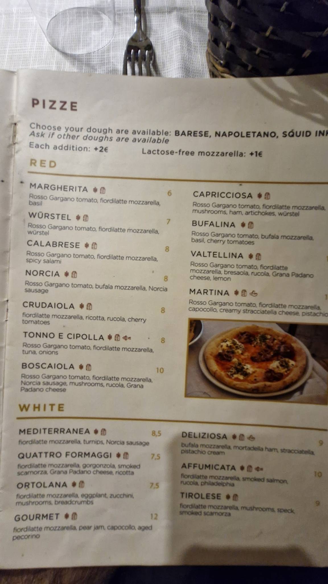 Menu di Alterno - Ristorante e American Bar Bari 