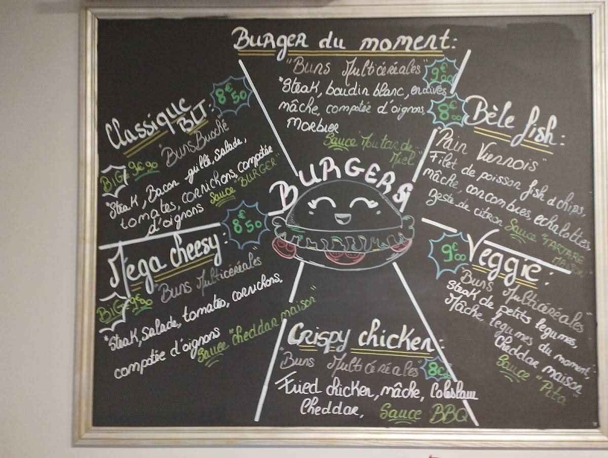 Menu de Bèle Frites