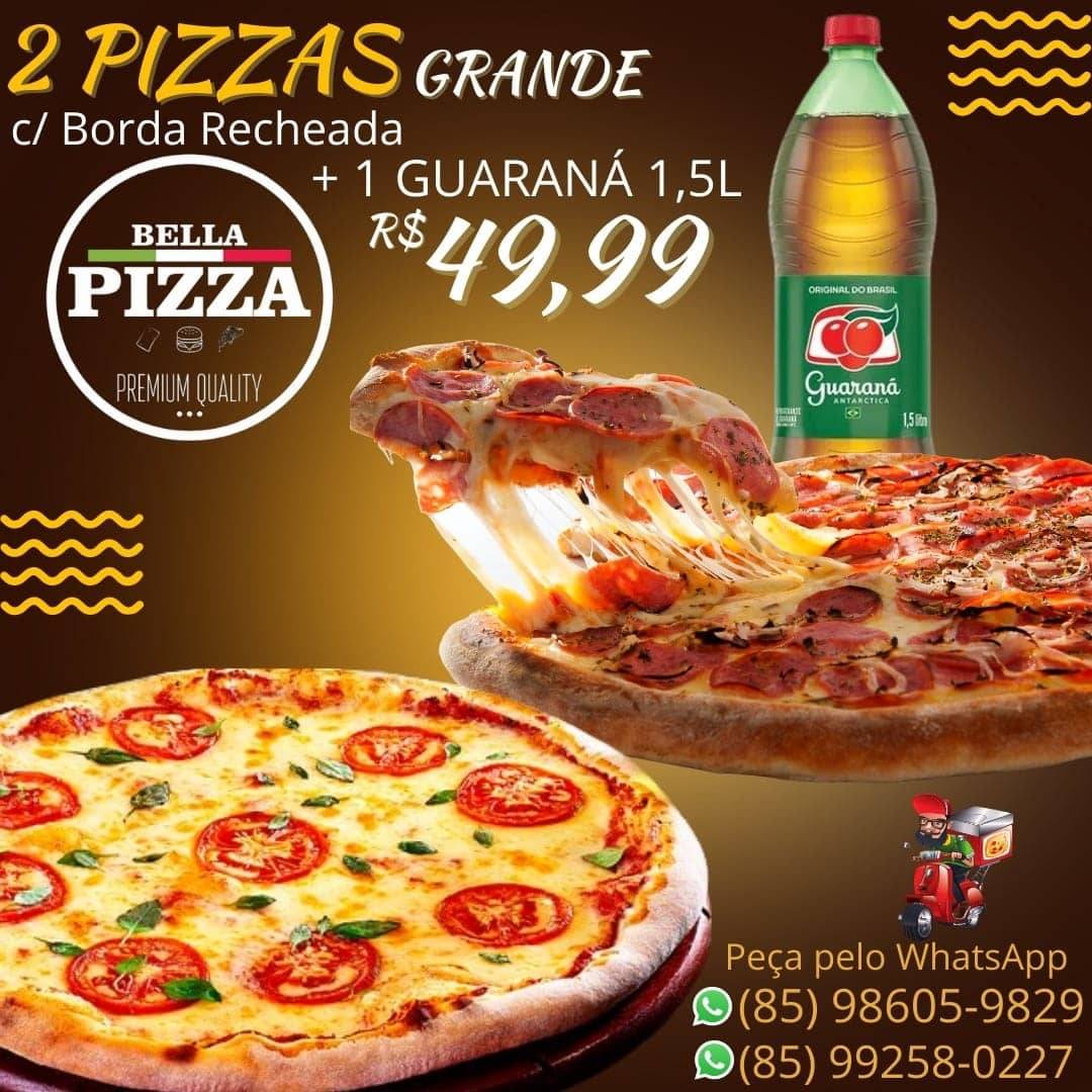 Bella Pizza cardápio