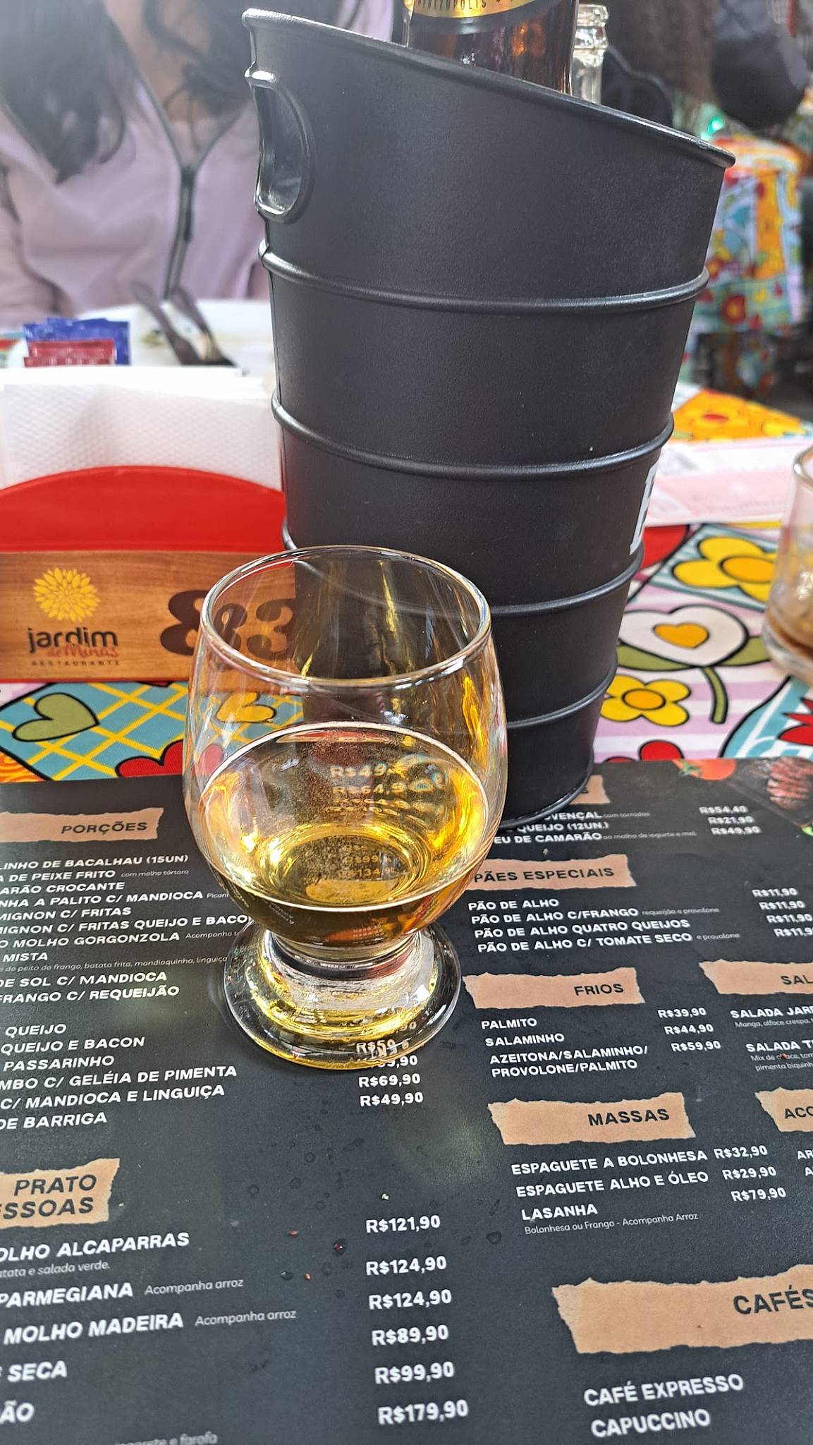 Restaurante Jardim de Minas cardápio