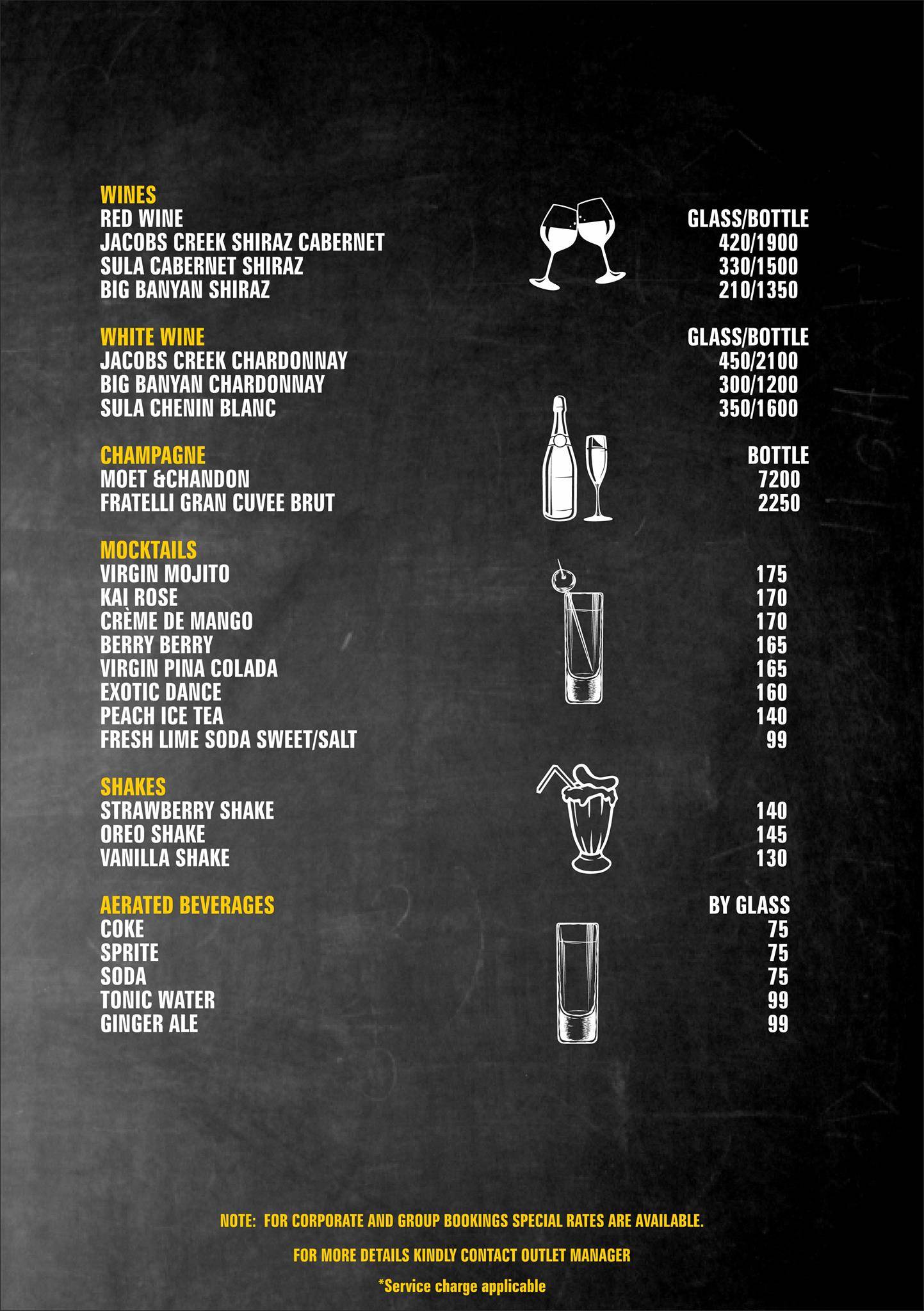 Bengaluru Box menu