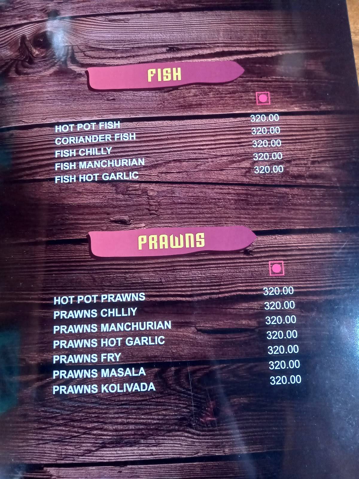 Bengaluru Box menu