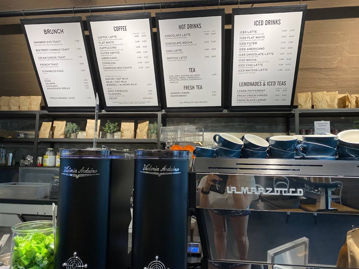 Menu de Pure Origins Estate Coffee