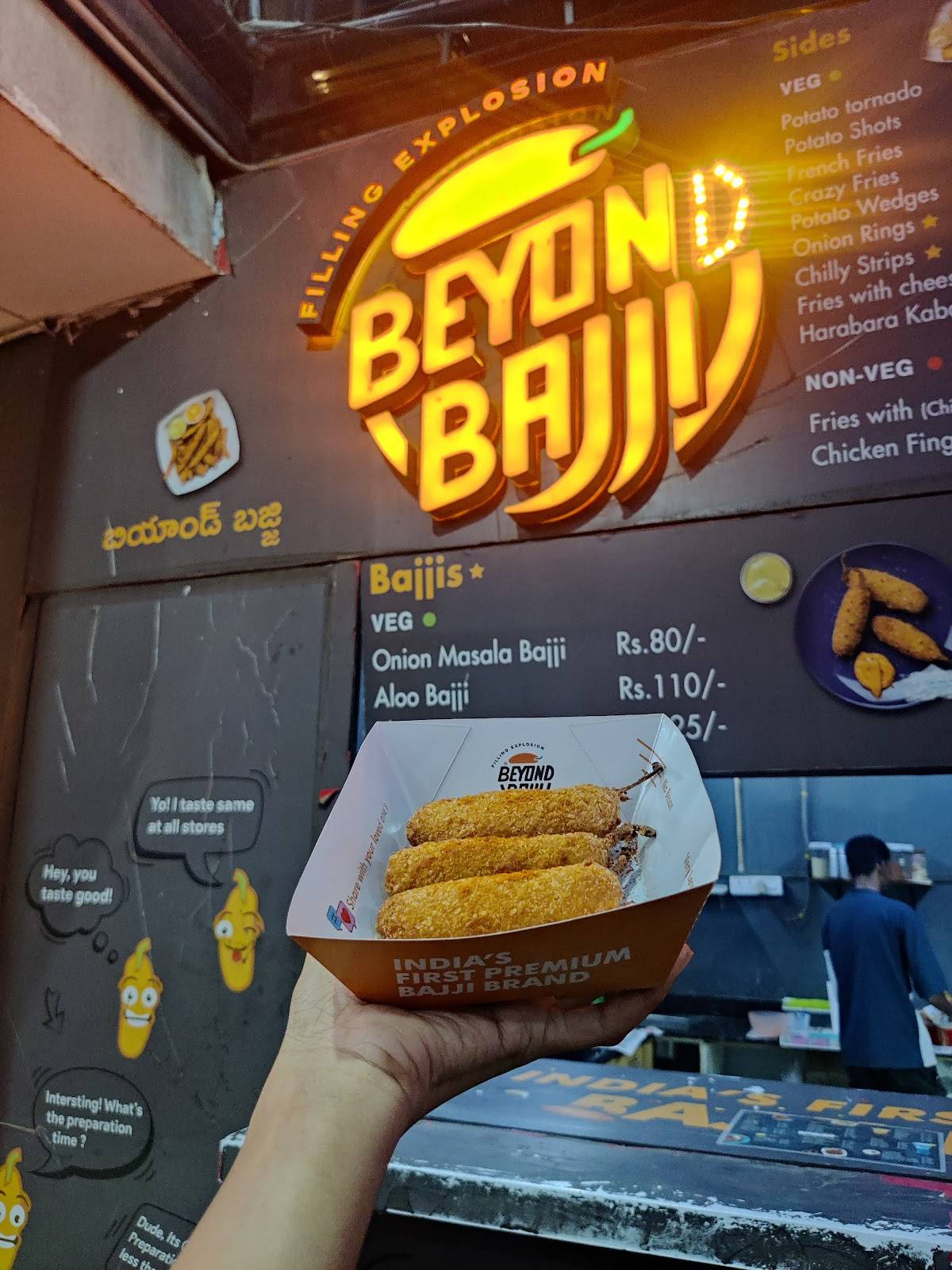 Beyond Bajji menu