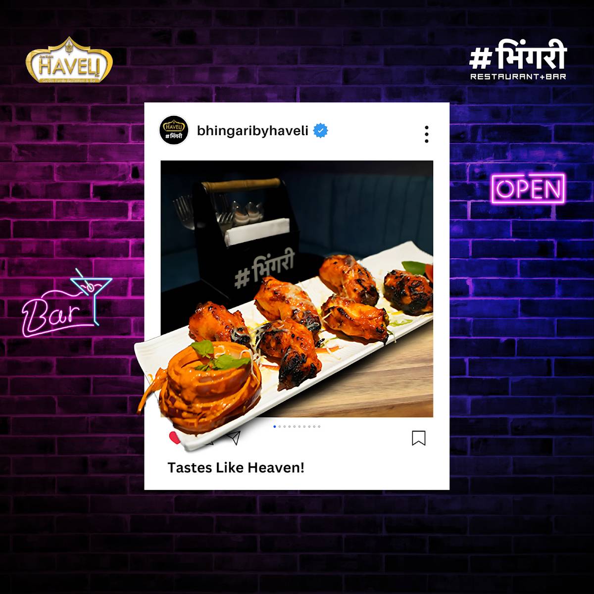 Bhingari By Haveli Garden Restaurant & Bar menu