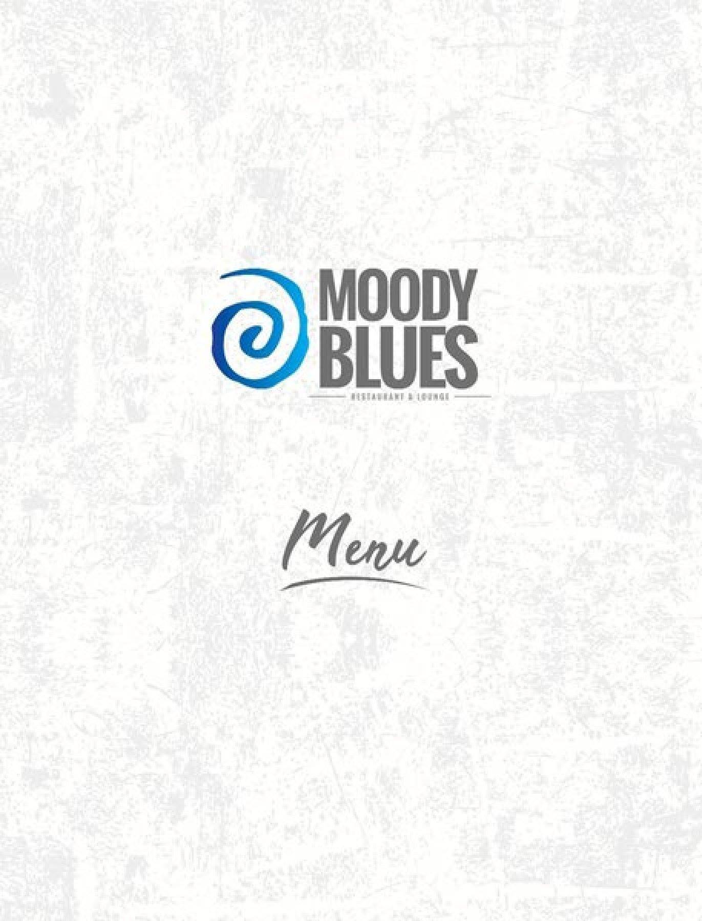 Moody Blues Bar & Restaurant menu