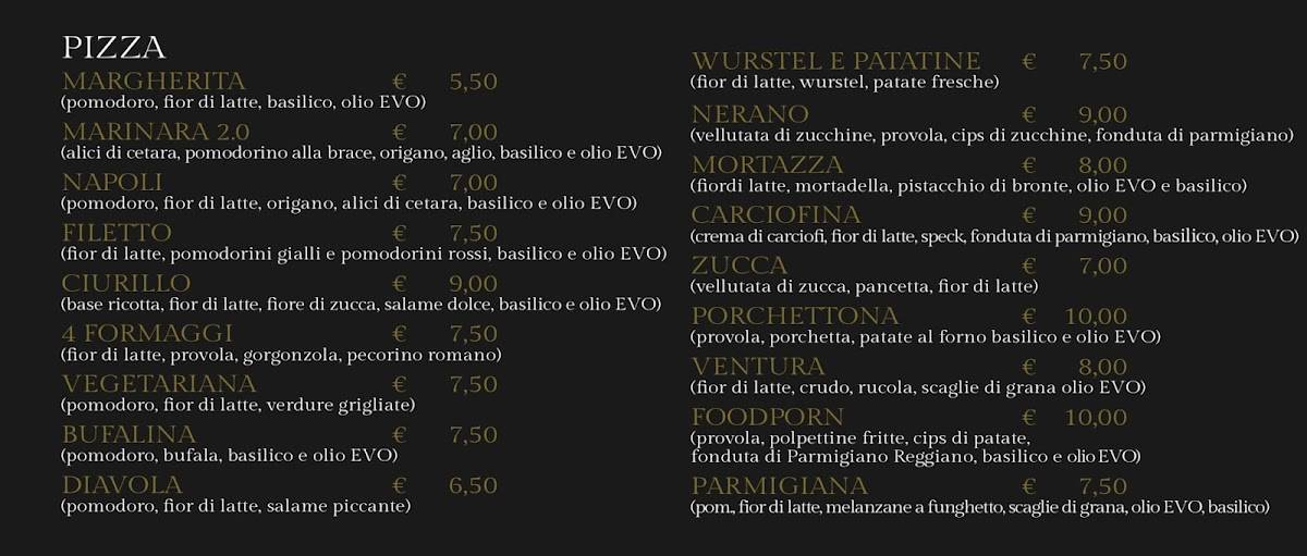 Menu di Biga 16 di Canò Francesco 