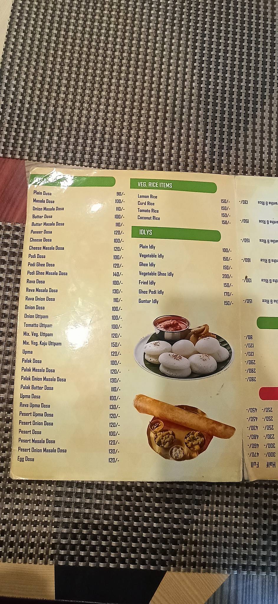 Biryani Planet menu