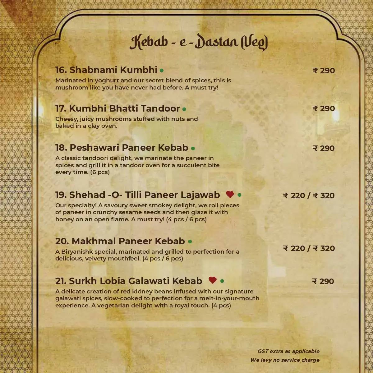 Biryanishk by The Biryani Company - Mudiali menu